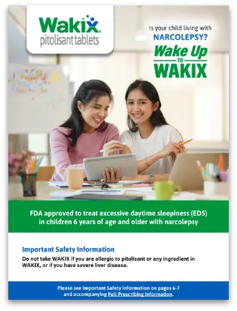 WAKIX pamphlet for parents and caregivers thumbnail