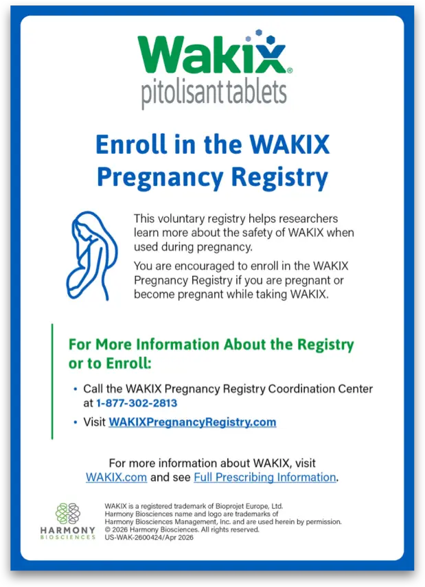 WAKIX Pregnancy Registry