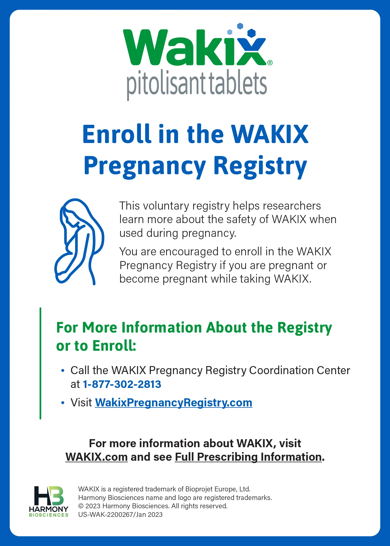 WAKIX Pregnancy Registry  