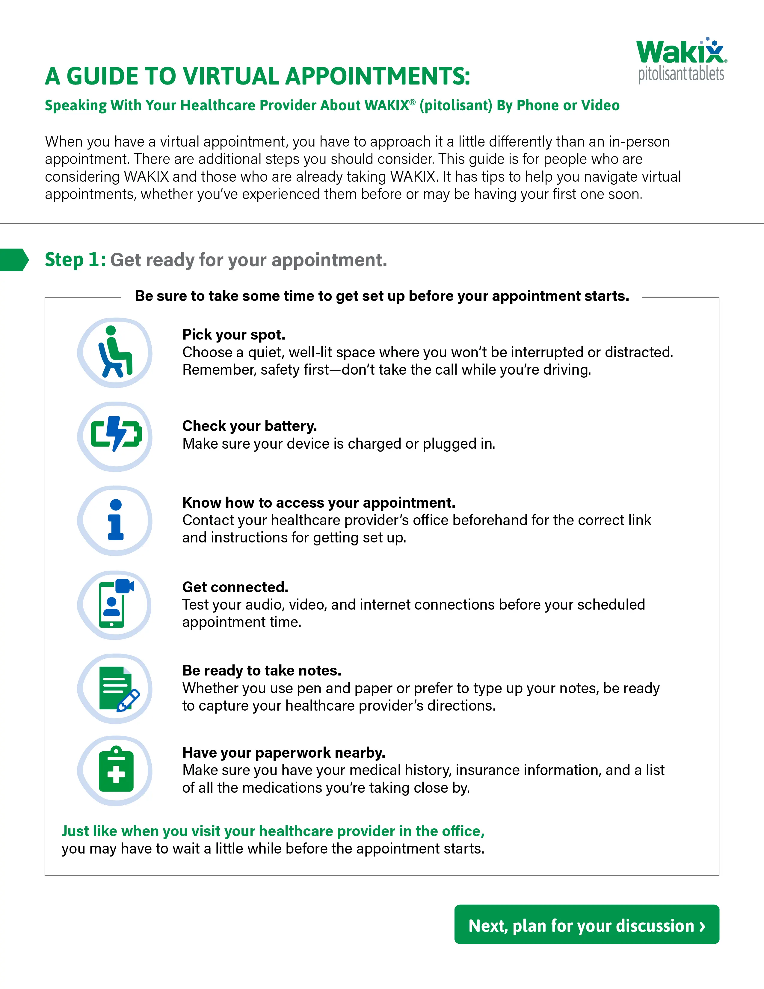 Guide for preparing for a virtual healthcare appointment thumbnail