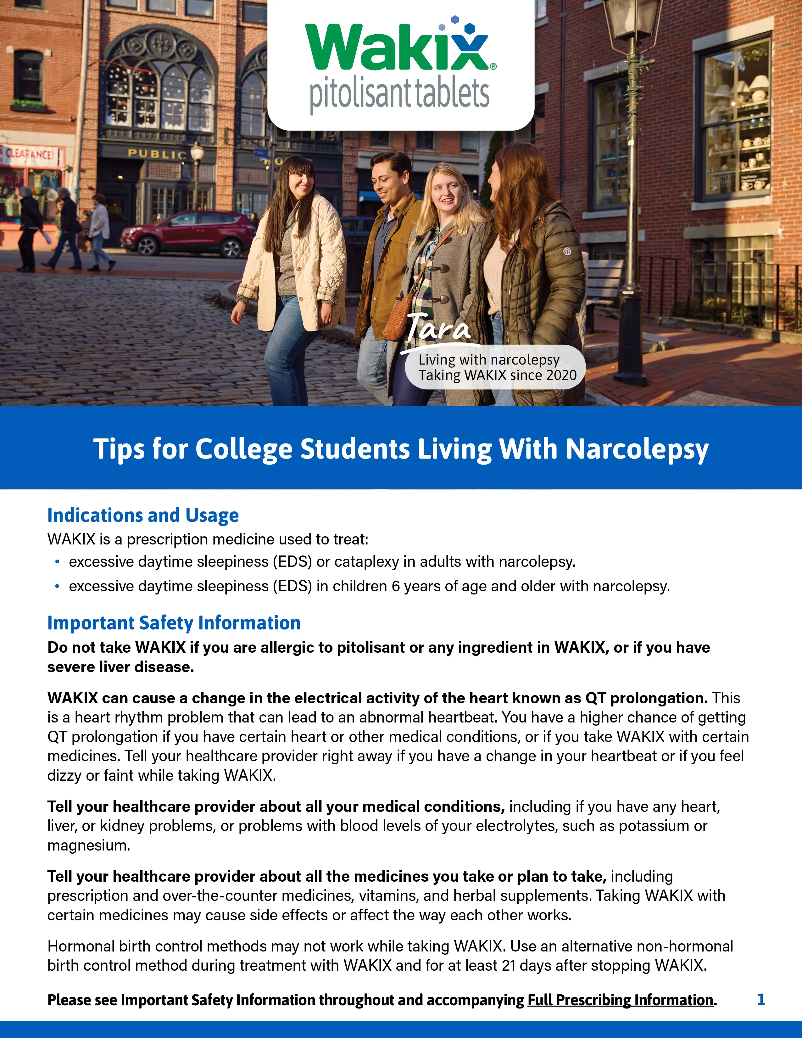 WAKIX tips for college students living with narcolepsy thumbnail